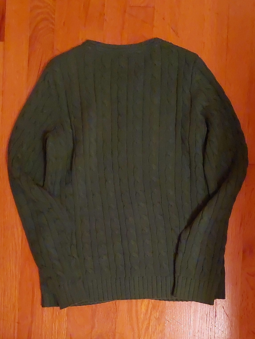 Bundle Ralph Lauren Vineyard Vines Lands End Eddie Bauer Cotton Cable Sweaters - Picture 14 of 16